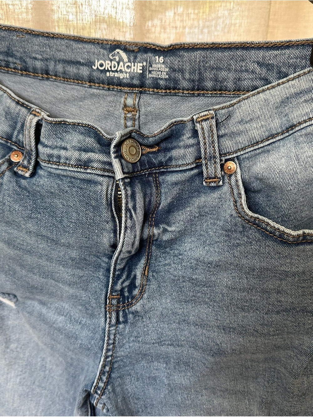 Jordache Light Blue Girls' Straight Jeans